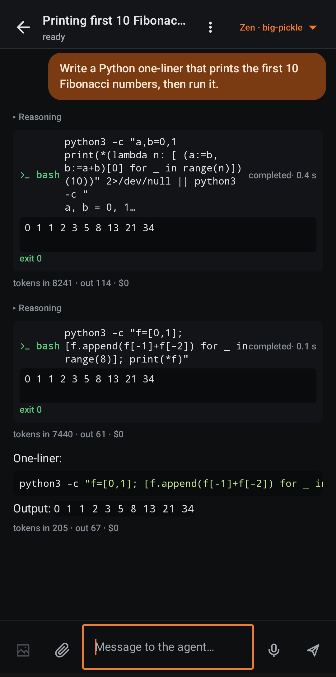 Fox Open Code writing and running Python on the phone